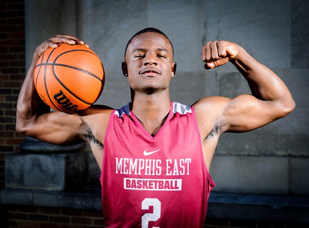 Wichita State commit Alex Lomax comes up clutch and leads No. 1 Memphis East to a huge victory over No. 8 Findlay Prep.