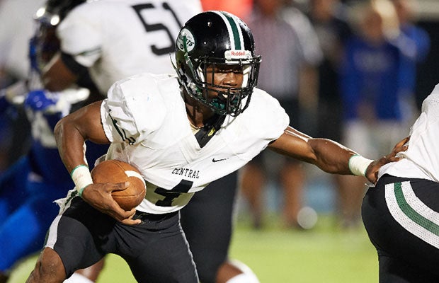 Running back James Cook, Central