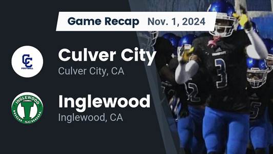 Football Recap: Inglewood's  Win  on Friday Extends Winning Streak to Ten