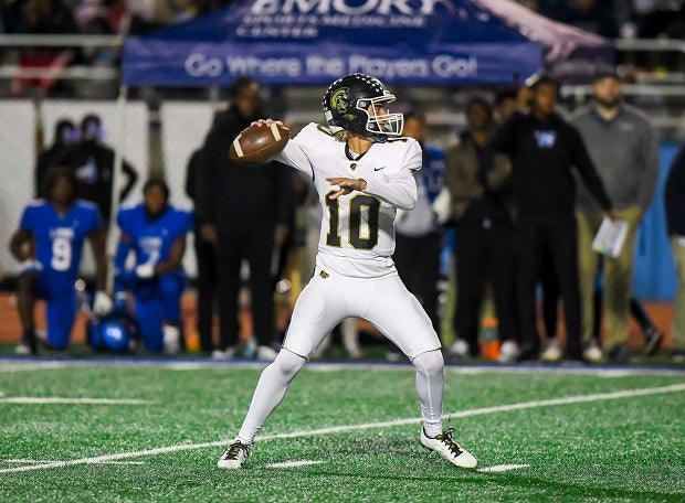 Watch: Georgia star Julian Lewis throws for school-record seven touchdowns in playoff win