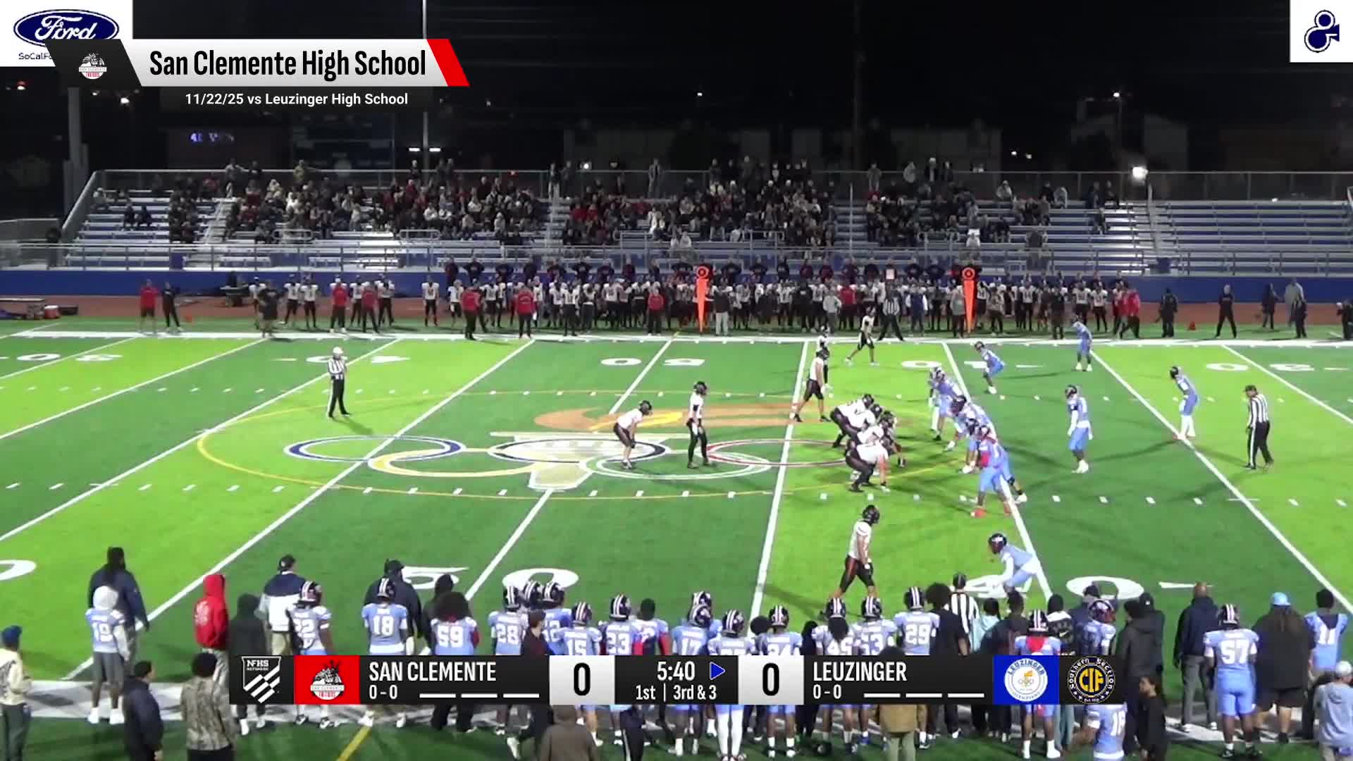 Football Recap: San Clemente's Luck Takes a Turn for the Worse  on Saturday + How To Watch