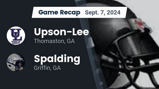 Football Recap: Bentavious Reviere Leads Upson-Lee to Victory ov