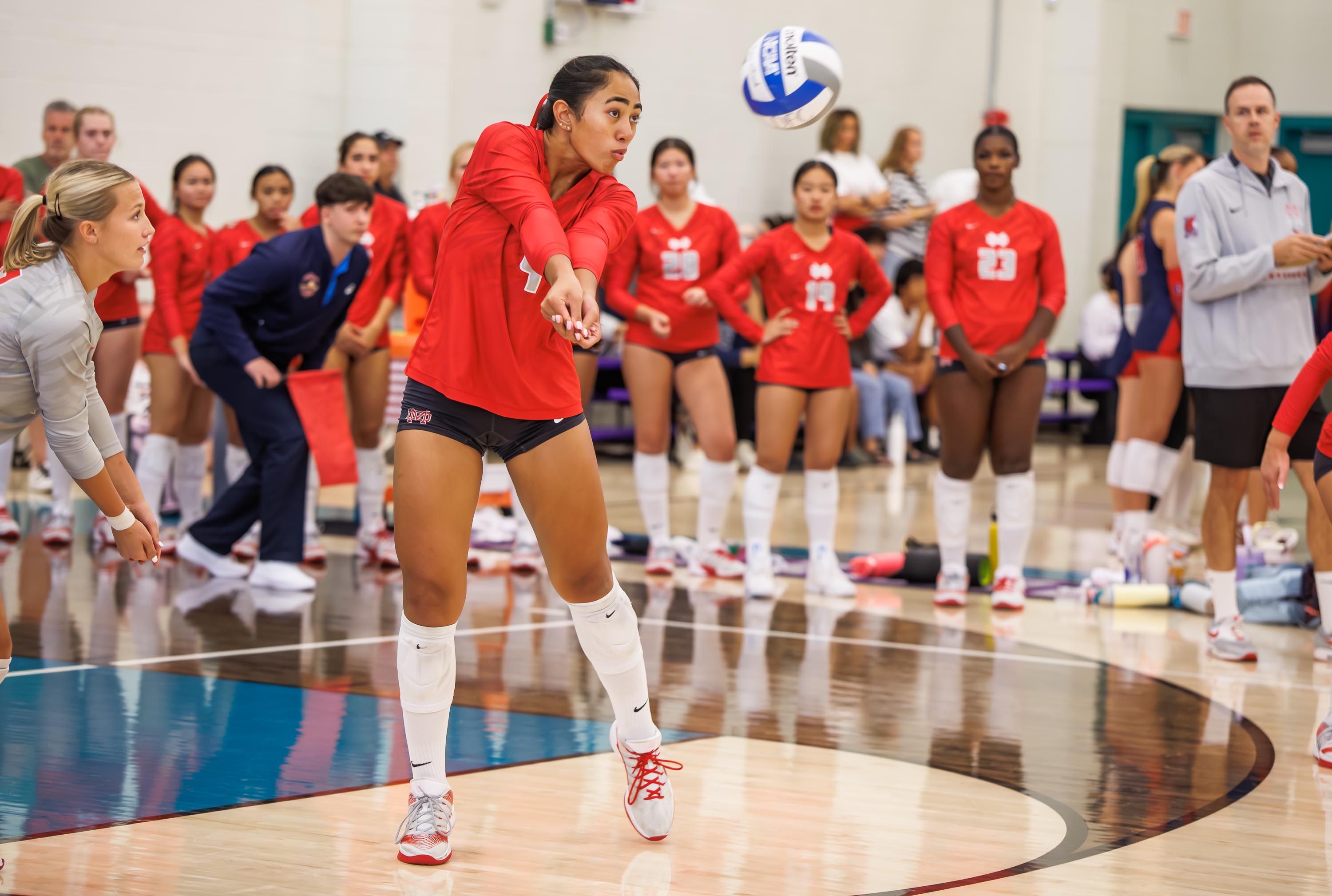 UCLa commit Westley Matavao earned tournament MVP honors and had five kills in the title match. (PHOTO: Jenni Webber)