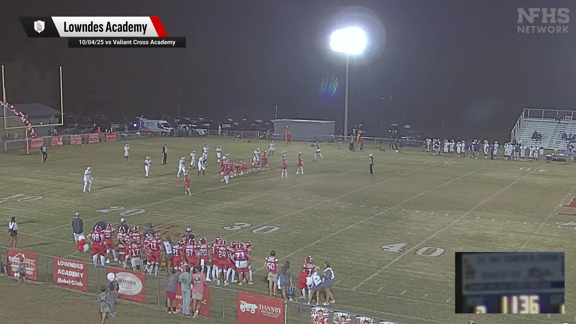 Football Recap: Lowndes Academy Piles Up the Points Against Hooper Academy