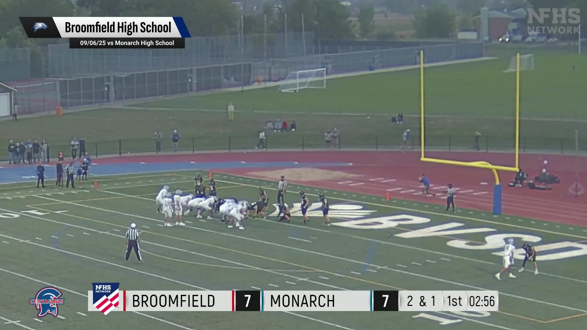 Football Recap: Broomfield Picks Up Third Consecutive  Victory