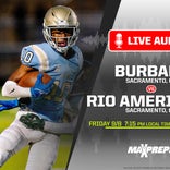 LISTEN LIVE Tonight: Burbank at Rio Americano