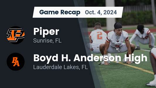Football Recap: Piper's Winning Streak Snapped at Seven Games