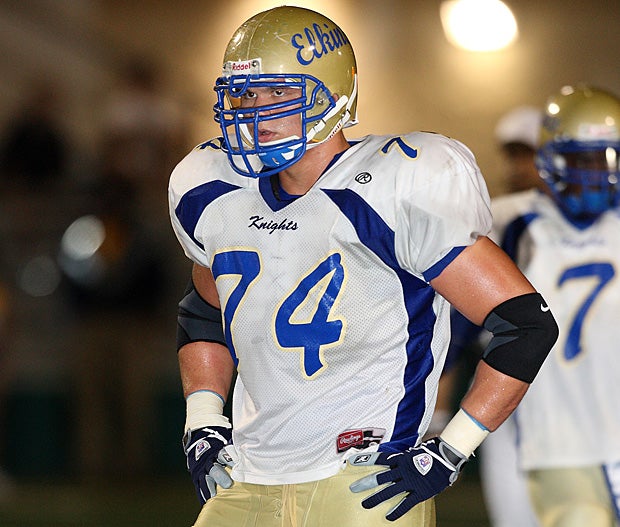 Jake Matthews as a Fort Bend Elkins senior in 2009.
