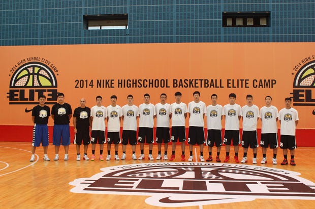 Frank Allocco's "De La Salle" team in China. 