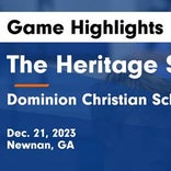 Dominion Christian falls despite big games from  Evan Young and  Jaden Bates