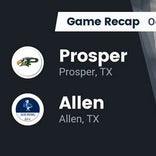 Football Game Recap: Allen Eagles vs. Prosper Eagles
