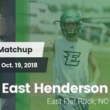 Football Game Recap: Franklin vs. East Henderson