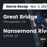 Football Game Recap: Great Bridge Wildcats vs. Nansemond River Warriors