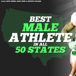 Top male athletes in each state