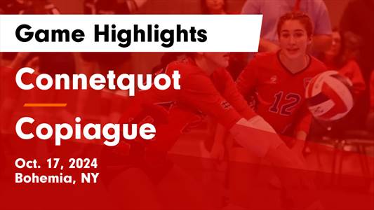 Volleyball Recap: Copiague Comes Up Short  on the Road Against N