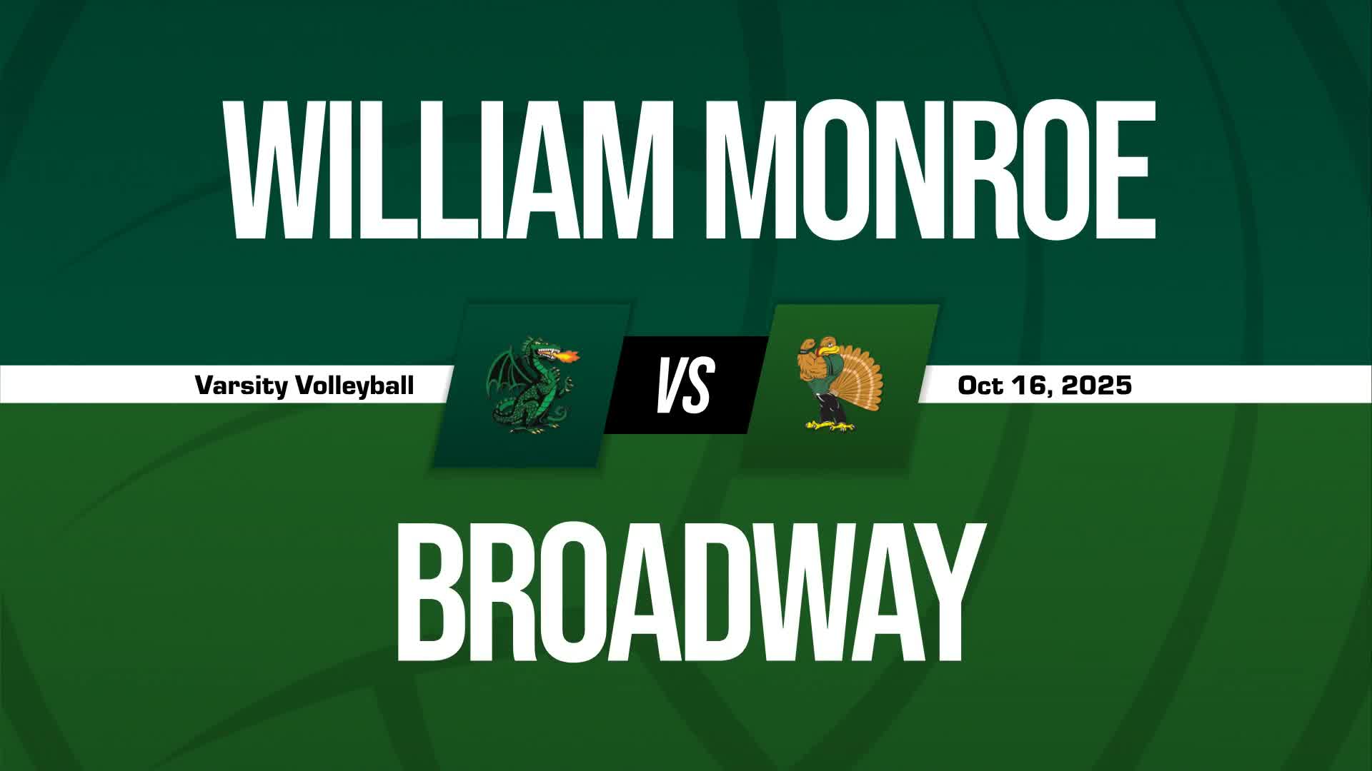 Volleyball Recap: William Monroe Takes a Loss + How To Watch