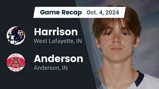 Football Recap: Harrison Piles Up the Points Against Anderson