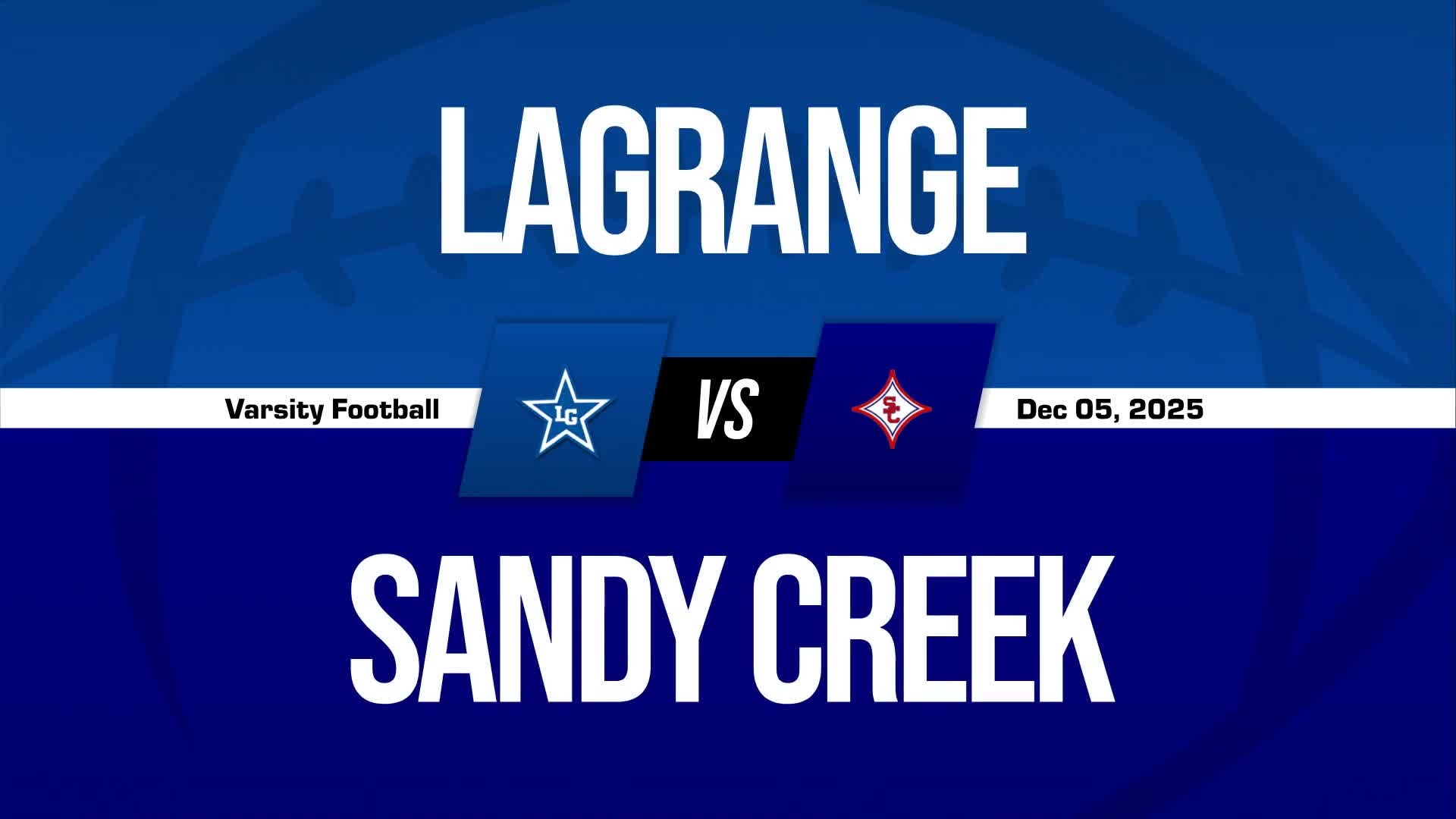Football Recap: Lagrange Falls Short of Sandy Creek in the Playo