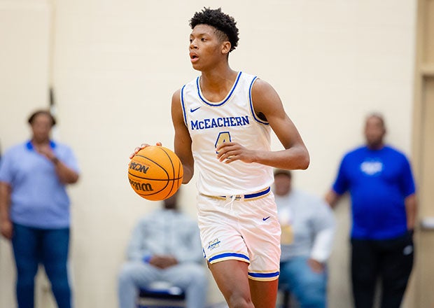 Top 10 Rutgers commit Airious Bailey averaged 22 points, 14 rebounds, four blocks and three assists per game for McEachern last season. (Photo: Corey Jones)