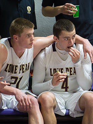 Talon Shumway (left) and Nick Emery during a win
against Brighton.