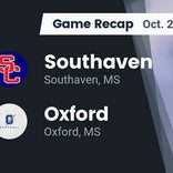 Football Game Recap: Southaven Chargers vs. Oxford Chargers