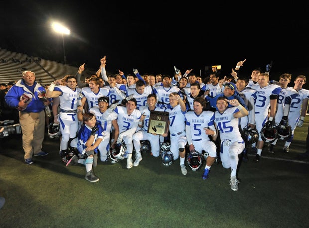 San Marino celebrated a Southern Section title win over Charter Oak.