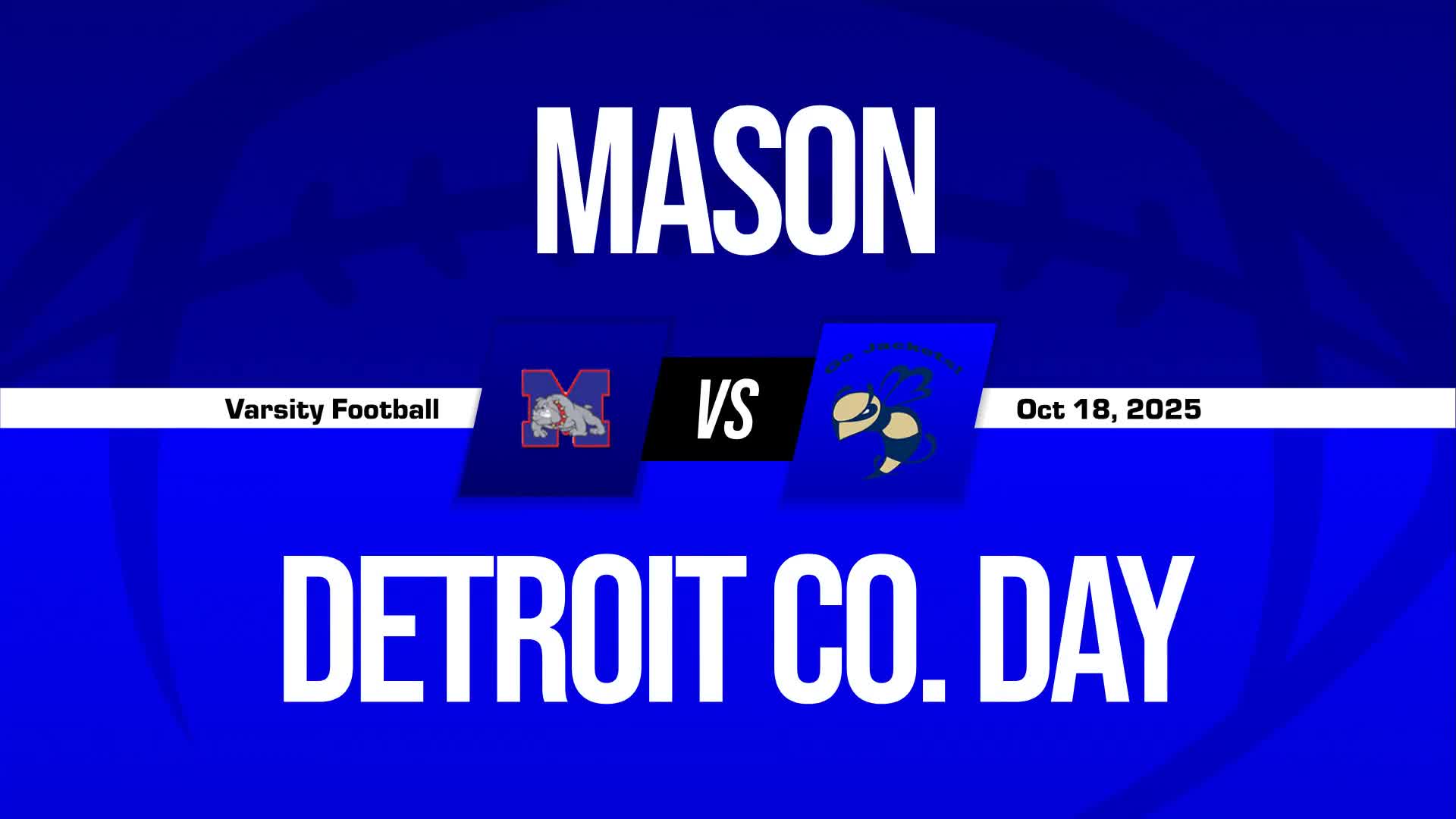 Football Recap: Mason's Luck Takes a Turn for the Worse  on Friday
