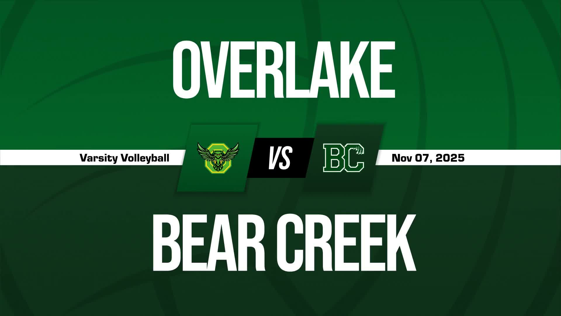 Volleyball Recap: Bear Creek Takes a Loss