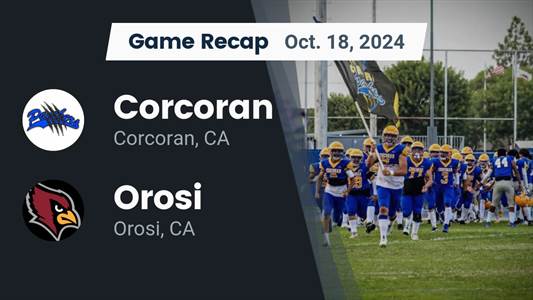 Football Game Preview: Corcoran Panthers vs. Strathmore Spartans