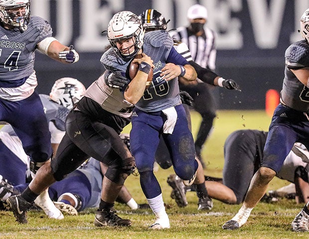 Quarterback Mason Kaplan accounted for both of Norcross' touchdowns.