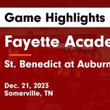 Basketball Game Recap: St. Benedict at Auburndale Eagles vs. Briarcrest Christian Saints