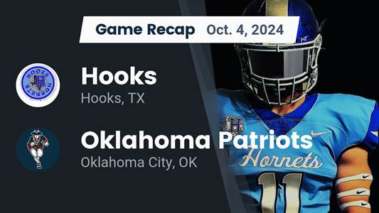 Football Recap: Hooks Skates Past Oklahoma City Patriots Homesch