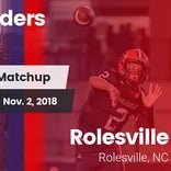 Football Game Recap: Rolesville vs. Corinth Holders