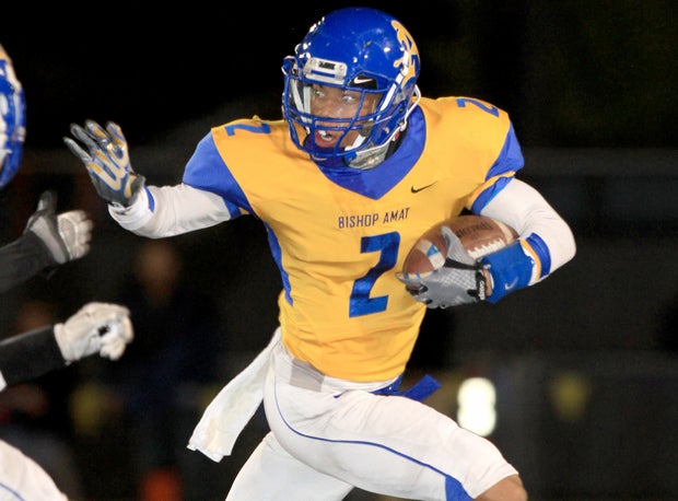 Trevon Sidney and Bishop Amat will battle JSerra in a spectacular playoff matchup.