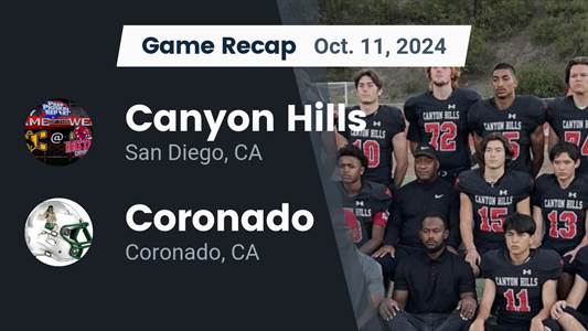 Football Recap: Rodolfo Sanchez Leads Coronado to Victory over C