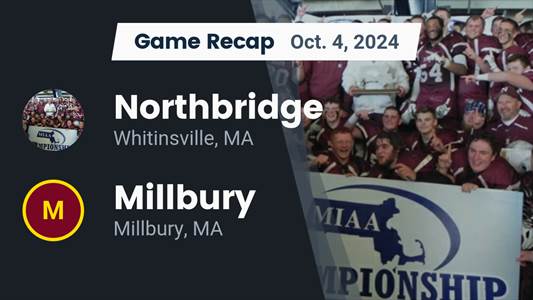 Football Recap: Millbury's Winning Streak Snapped at Four Games