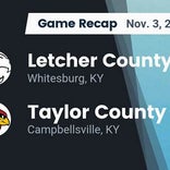 Football Game Recap: Letcher County Central Cougars / Lady Cougars vs. Taylor County Cardinals