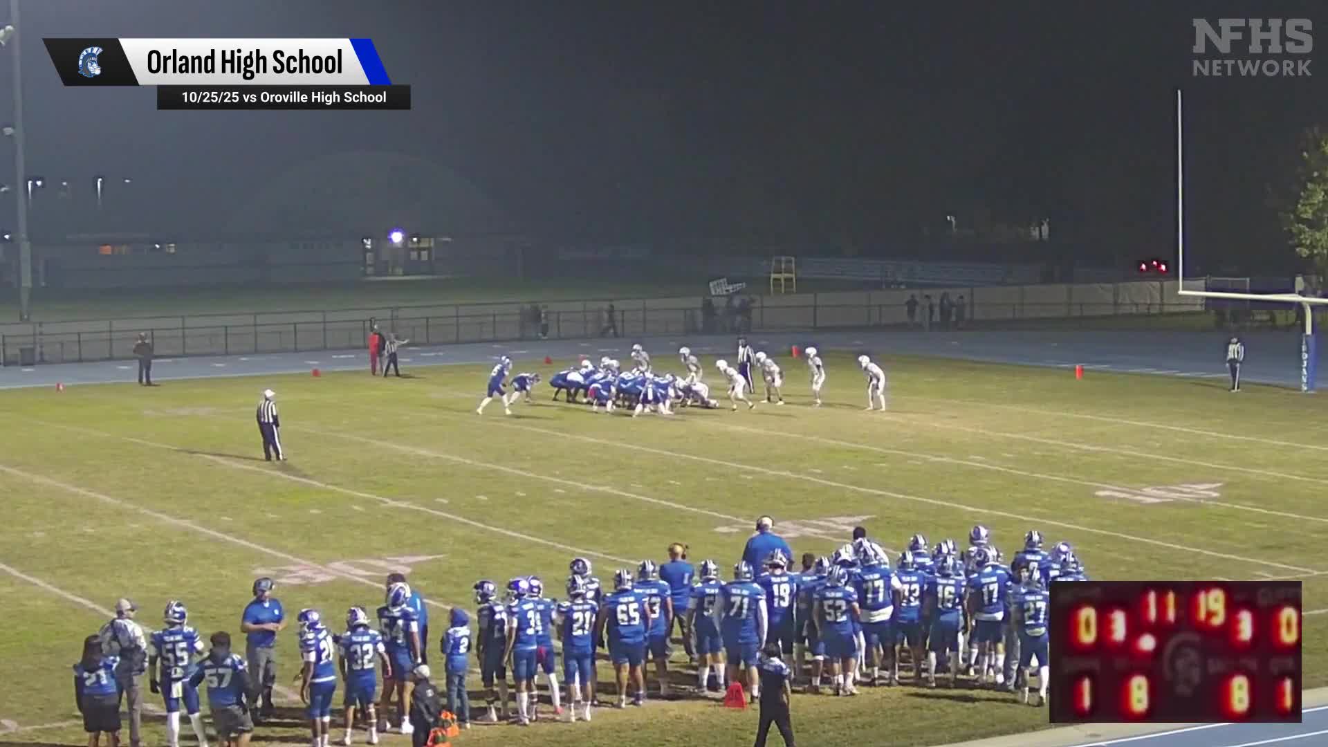 Football Recap: Orland Piles Up the Points Against Live Oak + How To Watch