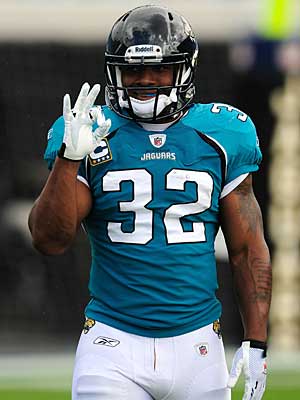 Maurice Jones-Drew of the Jacksonville Jaguars. 