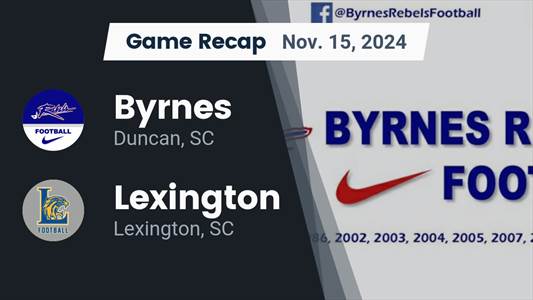 Football Recap: Zy Landrum Leads James F. Byrnes to Victory over Lexington