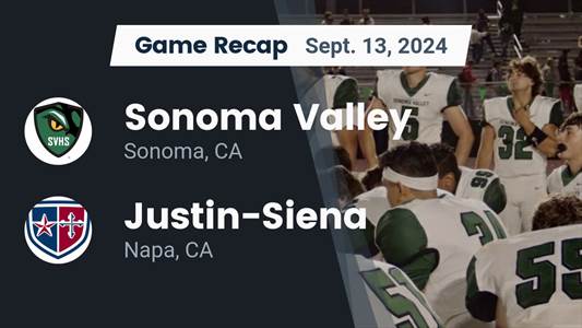 Football Recap: Sonoma Valley Skates Past Santa Rosa with Ease