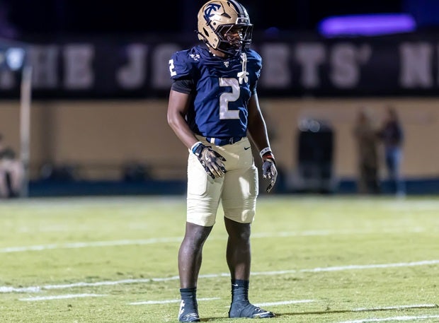 Deuce Lawrence of Thomas County Central set a Georgia state title rushing record on Wednesday, running for 380 yards in a 61-21 win in the Class AAAAA final. The Wake Forest commit helped the Yellow Jackets beat Gainesville and finish 15-0 with their second title in three seasons. (FILE PHOTO: Corey Barnes)