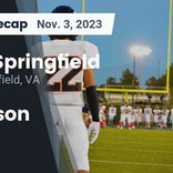Football Game Recap: Woodson Cavaliers vs. West Springfield Spartans