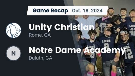 Football Game Preview: Unity Christian Lions vs. Johnson Ferry C
