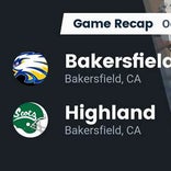 Football Game Recap: Bakersfield Christian Eagles vs. Highland Scots