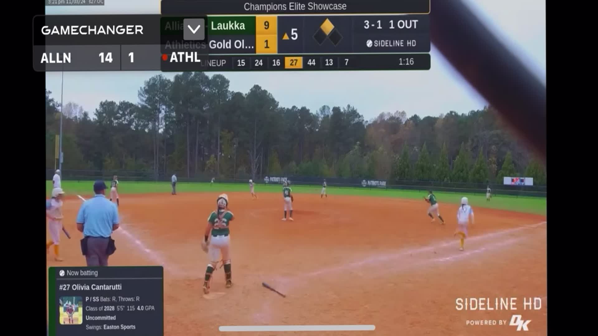 Softball Recap: Lambert Snags Sixth  Victory in Last Eight Games