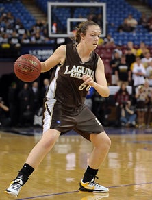 Davis-bound Celia Marfone had
12 points and 11 rebounds for
Laguna Hills.