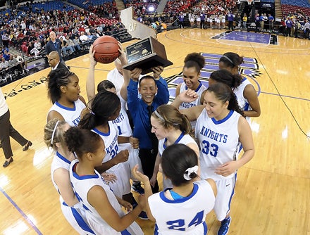 Brookside Christian celebrates its first state championship.