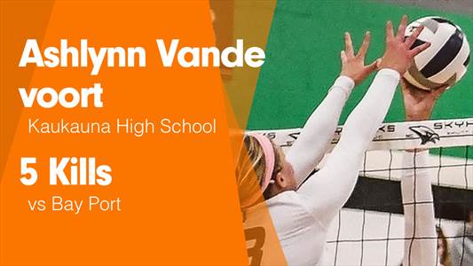 Ashlynn Vande voort Game Report: @ Oshkosh West