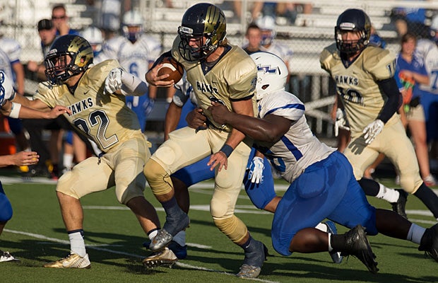 Quarterback Tommy Stevens accounted for almost 2,300 yards and 22 touchdowns in the Hawks' first nine games.